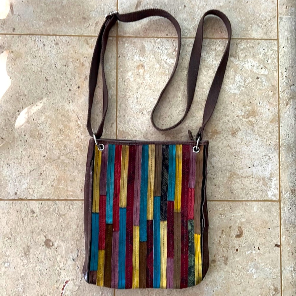 Colorful Leather Purse 
Brand is black rivet